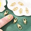 SHEGRACE Brass Lobster Claw Clasps XGR0014G-50G-4