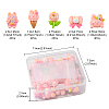 20Pcs 5 Styles Thanksgiving Day Theme Cartoon Opaque Resin Cabochons RESI-FS0001-51-5