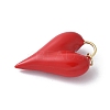 Brass Enamel Pendants KK-D336-08G-03-2