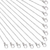 304 Stainless Steel Cable Chain Necklaces PH-NJEW-E122-11P-3