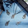 SUPERFINDINGS 180Pcs 3 Style Punk Alloy Pendants FIND-FH0001-23-2