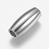 Tarnish Resistant 304 Stainless Steel Magnetic Clasps with Glue-in Ends STAS-F149-05P-2