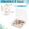 100Pcs Alloy Enamel Pendants ENAM-ME0001-53-2