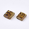 2-Hole Transparent Glass Seed Beads SEED-S023-30C-20-2