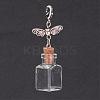 Mixed Shape Glass Bottle Big Pendants HJEW-JM00261-2