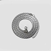 Non-Tarnish 304 Stainless Steel Herringbone Chain Necklaces LS-NJEW-P282-02P-1