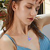 12Pcs 3 Colors 201 Stainless Steel Pendant STAS-UN0045-13-5