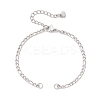 304 Stainless Steel Chain Bracelet Making AJEW-JB01539-2
