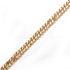3.28 Feet Ion Plating(IP) 304 Stainless Steel Twisted Chain Curb Chains X-CHS-H007-52G-1