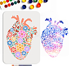 1Pc PET Hollow Out Drawing Painting Stencils DIY-MA0005-45B-1