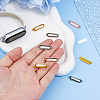 12 Bags 3 Colors Alloy Heat Transfer Watch Band Accessories FIND-DC0007-60A-3
