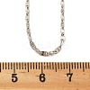 Brass Link Chain Necklaces for Women NJEW-D302-46P-5