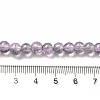 Spray Painted Crackle Glass Beads Strands CCG-Q002-6mm-02-4