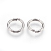Tarnish Resistant 304 Stainless Steel Open Jump Rings A-STAS-P212-25P-17-2