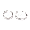 Tarnish Resistant 304 Stainless Steel Huggie Hoop Earrings EJEW-G272-01-20mm-P-3