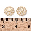 Rack Plating Brass Bead Caps KK-F090-21LG-02-3