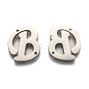 Non-Tarnish 304 Stainless Steel Links Connectors STAS-Y006-60P-B-2