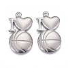 Non-Tarnish 304 Stainless Steel Pendants LS-STAS-F249-18P-1