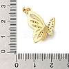 Brass Micro Pave Cubic Zirconia Pendants KK-E105-01G-02-3