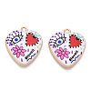 Printed Alloy Pendants ENAM-ZX002-36F-2