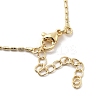Brass Pendant Necklaces NJEW-S385-05B-G-4