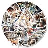 50Pcs Animal PVC Self-Adhesive Cartoon Stickers STIC-B001-04-2