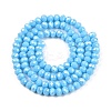 Electroplate Glass Beads Strands EGLA-A044-P4mm-A08-3