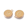 Light Gold Plated Alloy Enamel Charms ENAM-T010-07G-2