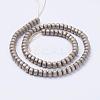 Electroplate Non-Magnetic Synthetic Hematite Beads Strands G-F510-29A-2