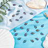 50Pcs Rack Plating Rainbow Color Alloy Beads FIND-SC0003-67-4