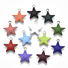 201 Stainless Steel Enamel Charms STAS-N088-14-1