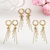3 Pairs 3 Styles 304 Stainless Steel Hoop Earring for Women EJEW-JE07102-1