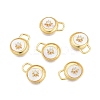 Synthetic White Shell Pendants KK-A165-15G-2