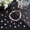 160Pcs 8 Style Transparent Electroplate Glass Beads Strands EGLA-GA0001-14-4