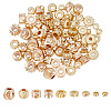 90Pcs 9 Style Brass Beads KK-PH0011-23-1