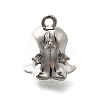 Brass Micro Pave Cubic Zirconia Pendants KK-Q035-15P-02-1