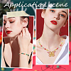 Christmas Themed Transparent Acrylic Beads MACR-SP0001-30B-5