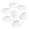 (Old Sku: GGLA-G010)Transparent Oval Glass Cabochons GGLA-R022-14x10-4