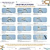 DIY Handmade Woven Cotton Bohemian Style Keychain Making Kits DIY-SC0028-16-8