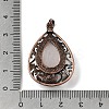 Natural Quartz Crystal Teardrop Pendants G-A297-05R-13-3