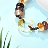 Glass Brainded Bead Bracelets LS-BJEW-L701-01-3