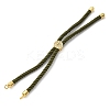 Cotton Cord Bracelet Making KK-F758-03-08-G-2