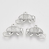 Tibetan Style Alloy Pendants X-TIBEP-T009-44AS-RS-1