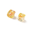 Baking Paint Handmade Gold Sand Lampwork Beads LAMP-P072-01A-05-2