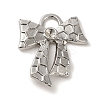 Rack Plating Alloy Pendant Rhinestone Settings PALLOY-P304-05P-1