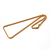 304 Stainless Steel Rope Chain Necklaces STAS-M174-013G-2