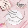 4Pcs 2 Style Iron Shoe Chain DIY-FG0003-14-5