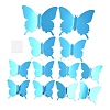 3D PLastic Mirror Wall Stickers DIY-F077-02B-1