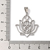 Non-Tarnish 304 Stainless Steel Pendants STAS-U010-27P-3