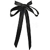 2Pcs Ribbon Long Bow Tie for Women AJEW-SP0003-50A-1
